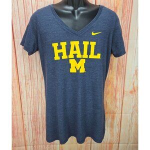 Michigan Wolverines Nike Womens Tri-Blend Tshirt Medium
